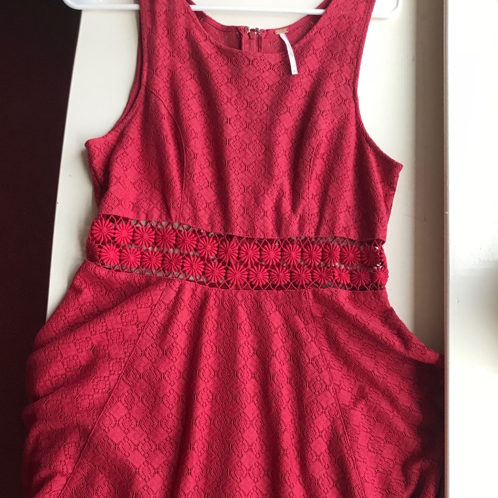 Free People Red Dress